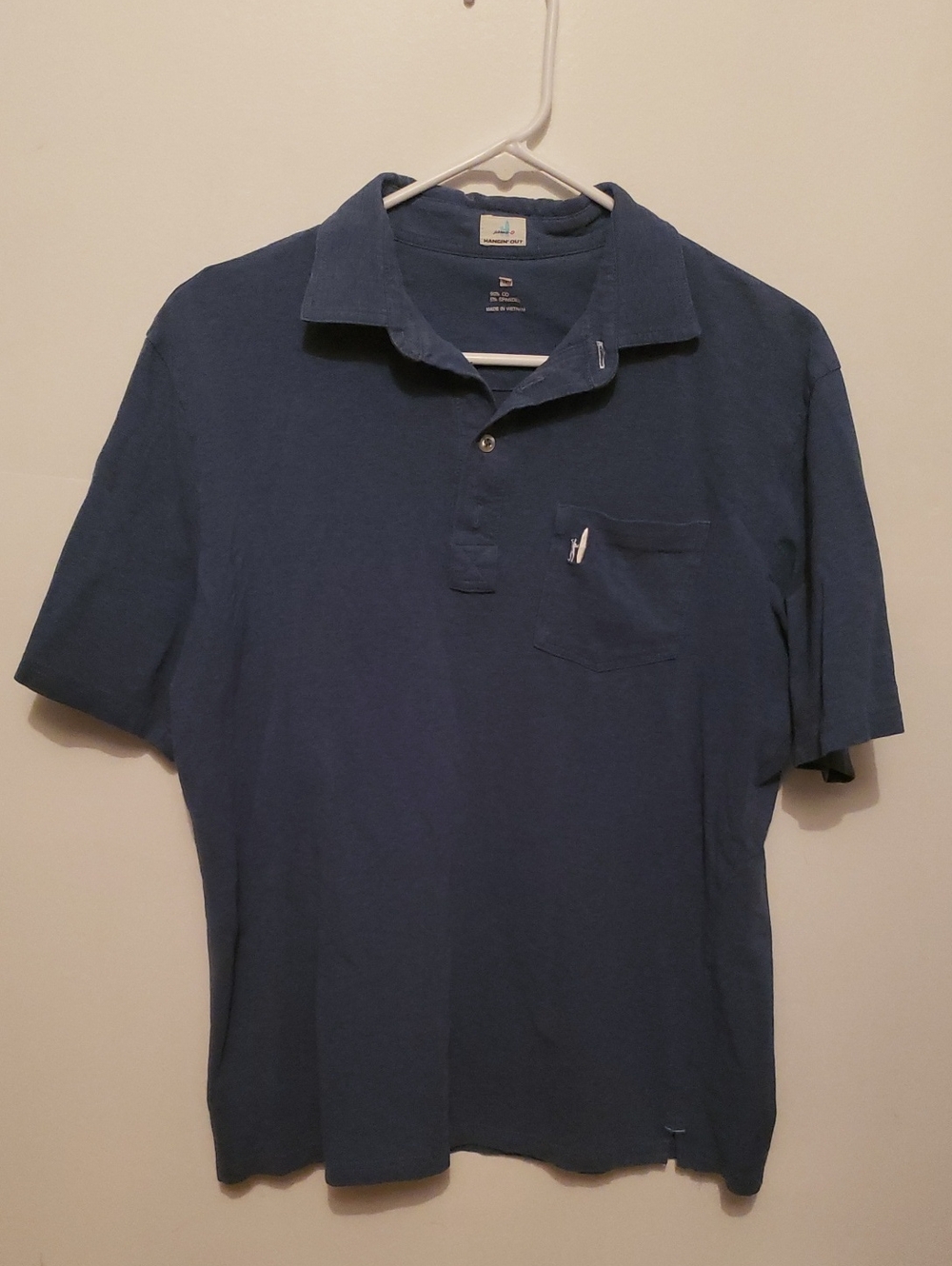 johnnie-O Deep Blue Short Sleeve Polo